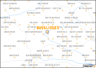 map of Büßlingen