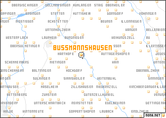 map of Bußmannshausen