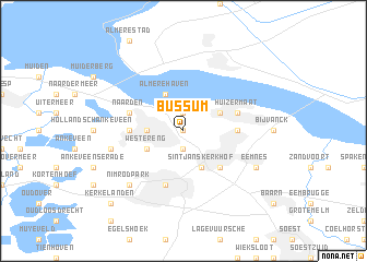 map of Bussum