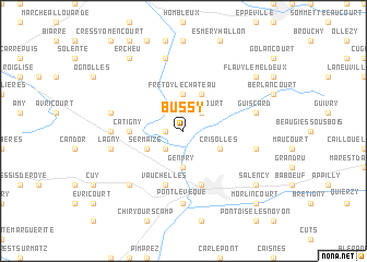 map of Bussy