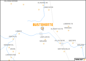 map of Bustamante