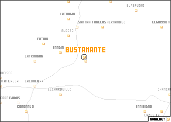 map of Bustamante