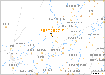 map of Bustān ‘Azīz