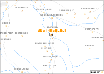 map of Bustān Salūjī