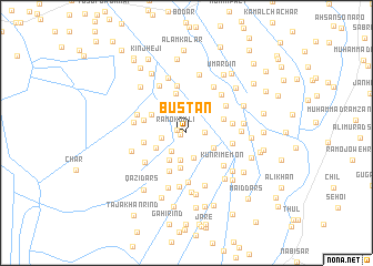 map of Bustān
