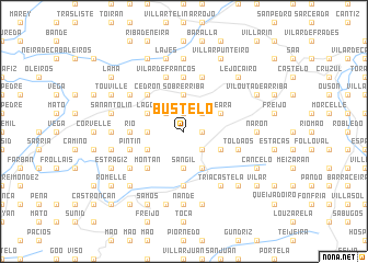 map of Bustelo