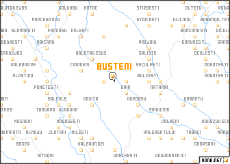 map of Buşteni