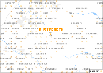 map of Busterbach