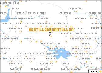 map of Bustillo de Santullán