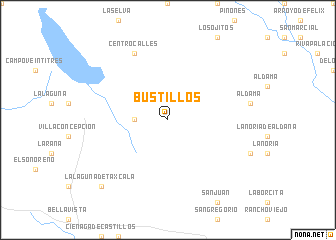 map of Bustillos