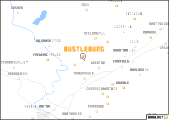 map of Bustleburg