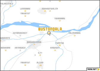 map of Bŭstonqal\