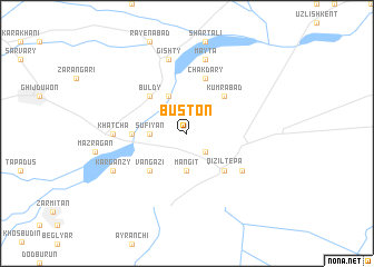 map of Buston