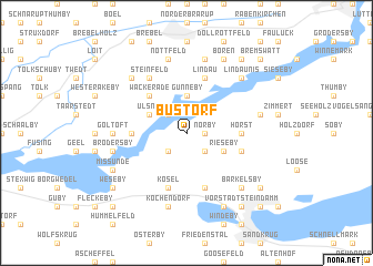 map of Büstorf