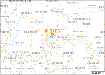 map of Bustos