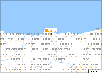 map of Busto