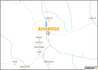 map of Busu-Bongo