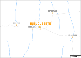 map of Busu-Djebete