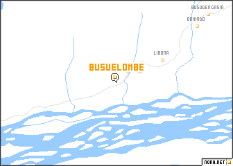 map of Busu-Elombe