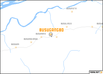 map of Busu-Gangbo