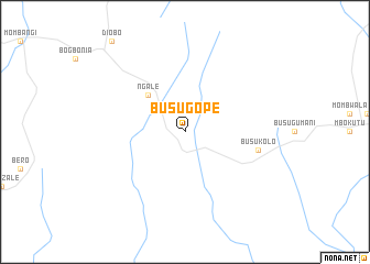 map of Busu-Gope