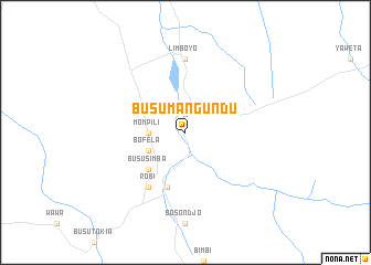 map of Busu-Mangundu