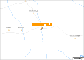 map of Busu-Mayale
