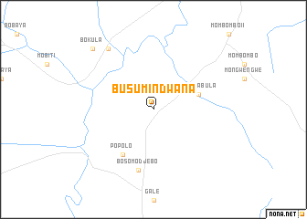 map of Busu-Mindwana