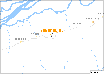 map of Busu-Modimu