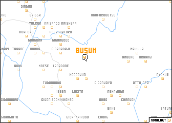 map of Busum