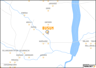 map of Busum