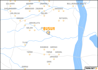 map of Busum