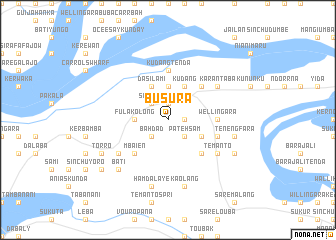 map of Busura