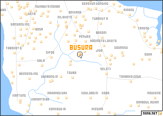 map of Busura