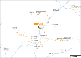 map of Busutli