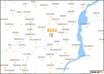 map of Busu