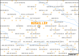 map of Buswiller