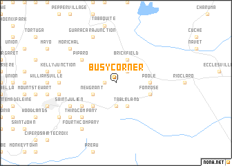 map of Busy Corner