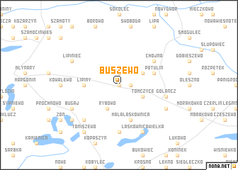 map of Buszewo