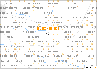 map of Buszkowice