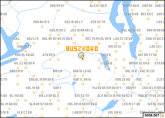 map of Buszkowo