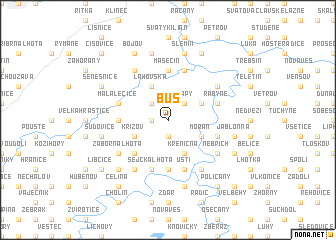 map of Buš