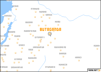 map of Butaganda