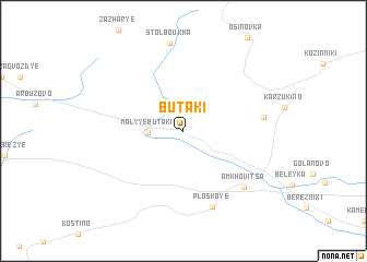 map of Butaki
