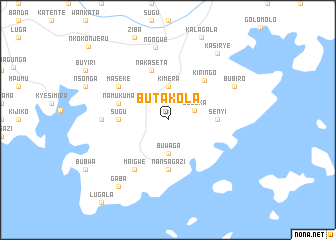 map of Butakola