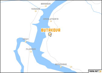 map of Butakova