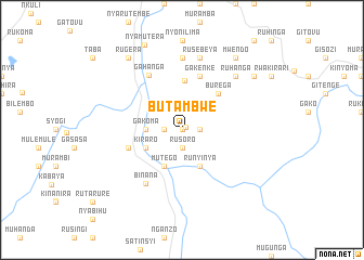 map of Butambwe