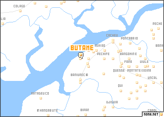 map of Butame