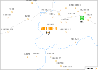 map of Butamwa