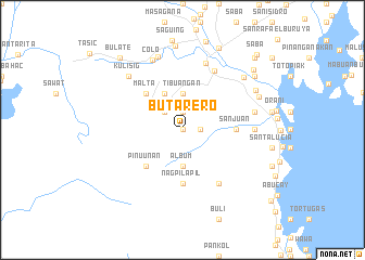 map of Butarero